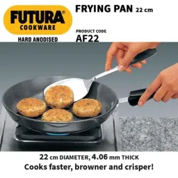 Hawkins Futura 22cm Hard Anodised Fry Pan, AF 22 (Pack of 3) image 5