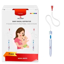 NelcoMed Universal PVC Baby Nasal Aspirator with Nasal Drops (Pack of 2)-picture-29