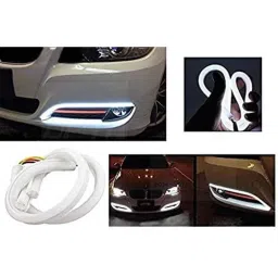 AOW Flexible 30cm Headlight Neon LED DRL Tube (White) for Daewoo Matiz (Pack of 2)-picture-3
