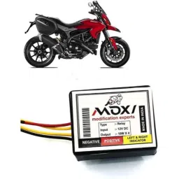Auto Pearl 12V Black Front &a; Rear Flasher Indicator Light for Hyperstrada-picture-18