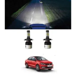 Trigcars 2 Pcs 72W Cool White Night-Eye LED Headlight Bulb for Volkswagen Vento, 2299NIGHTEYE0284-picture-11