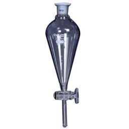 Rasayan 2000ml Separating Funnel with PTFE Rotaow Glass Key, 22407 (Pack of 2)-picture-0
