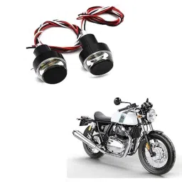 Kozdiko 2 Pcs Dual Colour Motorcycle LED Indicator Turn Signal Handle Bar Light Set for Royal Enfield Continental GT 650-picture-42