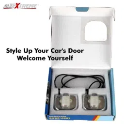 AllExtreme EXCDLM1 2 Pcs Entry Courtesy Welcome LED Logo Lamp &a; Door Shadow Projector Laser Light Set image 3