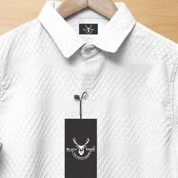 black deer Men Cotton Blend Shirt Pant Set image 4