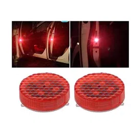 Kozdiko 4 Pcs Waterproof Wireless Car Door Red Warning Light Indicator Set with 5 LED &a; Free Batteries for Mercedes Benz CLS-Class image 3