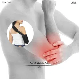 Dr Odin AS-01 Black Long-Lasting Support Arm Sling Pouch, Size: L image 5