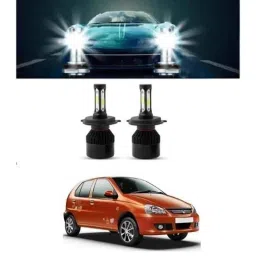 Trigcars 2 Pcs 75W High Power Water Proof Car LED Headlight Bulb Set for Tata Indica, TRIG72WATTS0250-picture-14