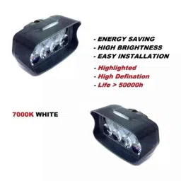 Cartronics 8 LED Shilon Fog Light with On/Off Swich for Honda CBF190R image 2