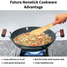 Hawkins Futura 2.5 Litre 26cm Nonstick Induction Friendly Flat Bottom Deep Fry Pan, IND 25 (Pack of 5) image 4