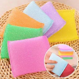 DeoDap Polyurethane Scratch Proof Utensil Scrubber Pad for Kitchen (Pack of 12) image 2