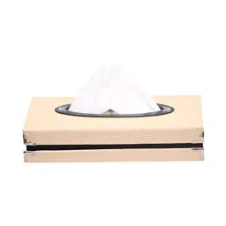 Kozdiko Leatherette Beige Tissue Paper Dispenser Box with 200 Sheets (100 Pulls) for Maruti Suzuki Swift Dzire Old-picture-22