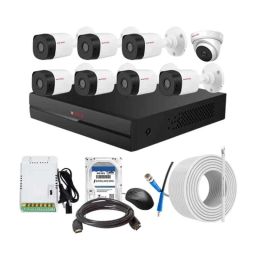 CP Plus 2.4MP Indoor &a; Outdoor CCTV Combo Kit with 8Ch DVR, 7 Bullet 1 Dome Camera, 8Ch SMPS, 70m Cable, 1TB HDD &a; Connector-picture-25