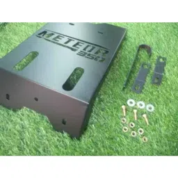 Znee Smart Iron Black Engine Plate for Royal Enfield Meteor 350 Bike image 3