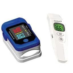 Control D Forehead Infrared Digital Thermometer &a; Bluetooth Pulse Oximeter Combo-picture-16