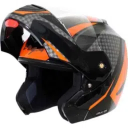 Vega Crux Dx Checks Multicolor Flip-Up Motorbike Helmet, Size (L, 580 mm) image 4