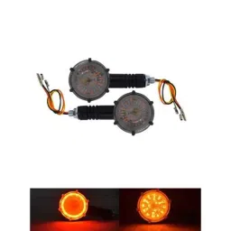 Ramanta 2 Pcs 32 LED Plastic Turn Signal Bike Indicator Light Set for Royal Enfield-picture-20