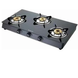 Bajaj GP6 3 Burner Toughened Glass Aluminium Manual Gas Stove-picture-23
