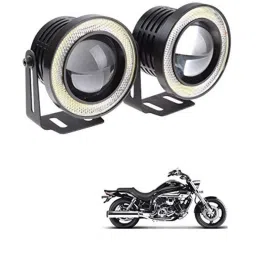 Kozdiko 2 Pcs 15W 3.5 inch High Power White LED Projector COB Fog Light Set with White Angel Eye Ring for Hyosung GV650Aquilaa, koz_88374-picture-34