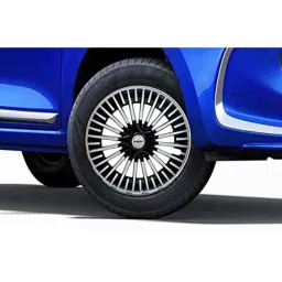 Prigan 4 Pcs 14 inch Polypropylene Black &a; Silver Press Fitting Car Wheel Cover Set for Chevrolet Sail, Acura Reverse-14 image 3