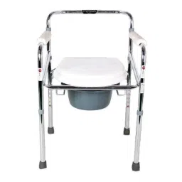Mediva Commode Chair with Adjustable Height &a; Arms, MHL-3002 image 3