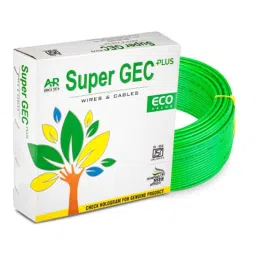 SUPER GEC Eco 16 Sqmm Green FR PVC Multi Strand House Wiring Cable, Length: 90 m-picture-10