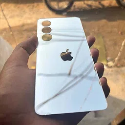 TWUAOP OPPO K13X 5G MOBILE SKIN ACRYLIC SHEET MIRROR BACK PANNEL APPLE Mobile Skin-picture-36