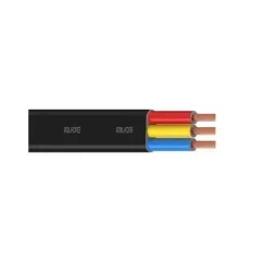 Polycab 25 Sqmm 3 Core Copper PVC Insulated Flat Submersible Cable, Length: 100 m-picture-38