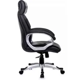 Adiko Leatherette Brown High Back Knock Down DIY Office Executive Chair with Armrest, ADVN 1123 image 4