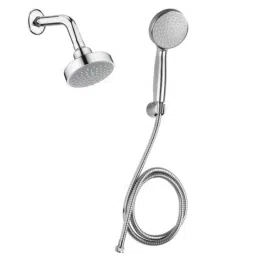 ZAP Ultra SH 1385 Stainless Steel Chrome Finish Overhead &a; Hand Shower Combo-image-52