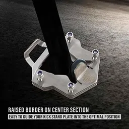 AllExtreme ALL-STD005 CNC Bike Stand Extender Foot Side Pad for Royal Enfield &a; Himalayan image 5