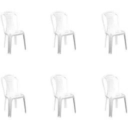Italica Polypropylene White Luxury Arm Chair, 9312-6 (Pack of 6)-picture-38