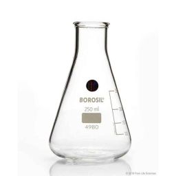 Borosil 125ml Narrow Mouth Erlenmeyer Conical Flask, 4980017-picture-9