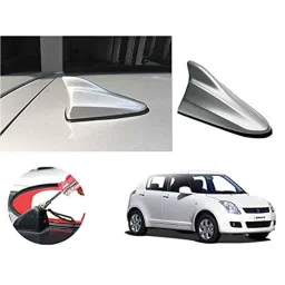Auto Pearl ABS Silver Universal Replacement Shark Fin Car Roof Antenna For Maruti Suzuki Old Swift-picture-35