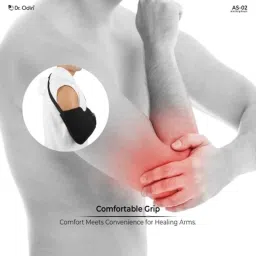 Dr Odin AS-02 Supreme Comfort Deluxe Arm Sling Pouch for Shoulder Injury Recovery &a; Post-Surgery, Size: M image 5