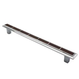 RAB 160mm Zinc Walnut Wardrobe Pull Handle, CH-212 (Pack of 2)-picture-6