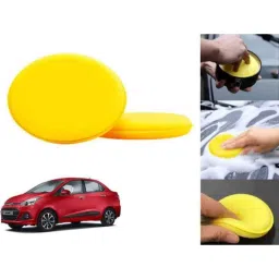 Auto Pearl Polyurethane Beige Washing &a; Waxing Polish Foam Sponge for Xcent (Pack of 2)-picture-25