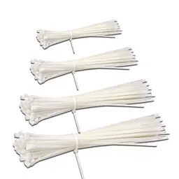 Elegant Casa 300x4.8mm White Nylon Teeth Grip Self Locking Cable Ties (Pack of 200)-image-60