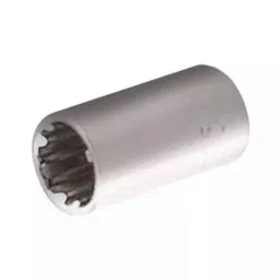 De Neers 12.5mm Chrome Vanadium Steel Square Female Spline Socket, M11 image 2