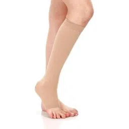 Samson GS-1202B Beige Synthetic Class-II Knee High Compression Stocking, Size: M-picture-10