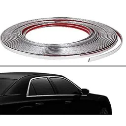 Kozdiko 20m 10mm Silver Car Side Window Chrome Beading Roll for BMW 5 Series-picture-21