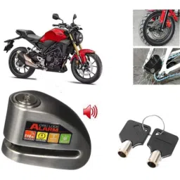 Auto Pearl Steel Black Anti-Theft Alarm Disc Brake Lock for CB, Lock_302-picture-10