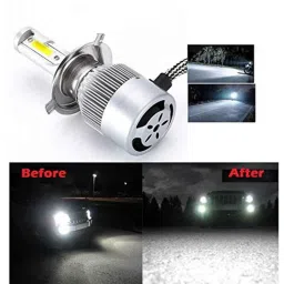 Kozdiko C6 50W 6000K White All in One LED Headlight Light Bulb Conversion Kit for Hero Passion Pro image 3