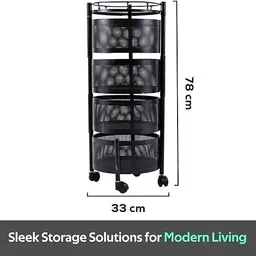 thc industries Iron Kitchen Trolley image 2