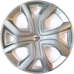 Prigan 4 Pcs 14 inch Polypropylene Silver Wheel Cover Set for Fiat Punto Active, Dynamic &a; Pure Model, Altroz-Silver-14-Punto3 image 2