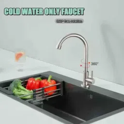 Fastgear Stainless Steel Angle Wall Valve Set with Swan Neck Tap &a; Connection Pipe by Moglix image 4