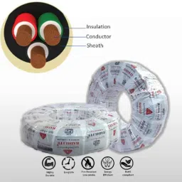 RADILITE 0.75 Sqmm Three Core FR-LSH PVC Copper Flexible Cable, Length: 15 m image 2