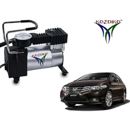 Kozdiko 12V DC Heavy Duty Metal Tyre Inflator for Honda City, koz_5616-picture-10