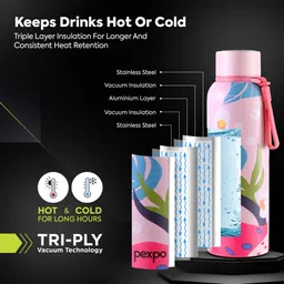 pexpo 700 ml Steel Flask image 2