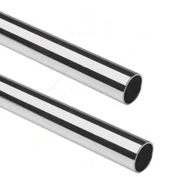 Generic SS6F 6ft Stainless Steel Silver Home Decor Curtain Pipe-picture-40